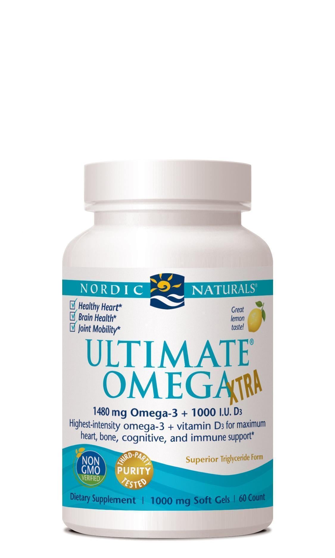 ultimate omega xtra lemon 60sg Image 1