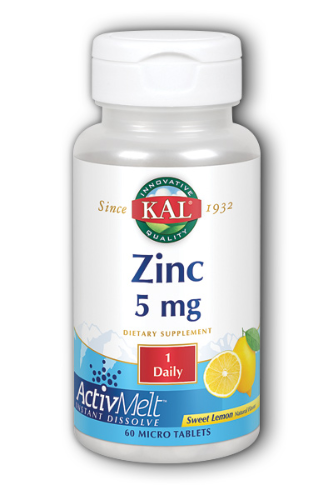 zinc 5 mg lemon Image 1
