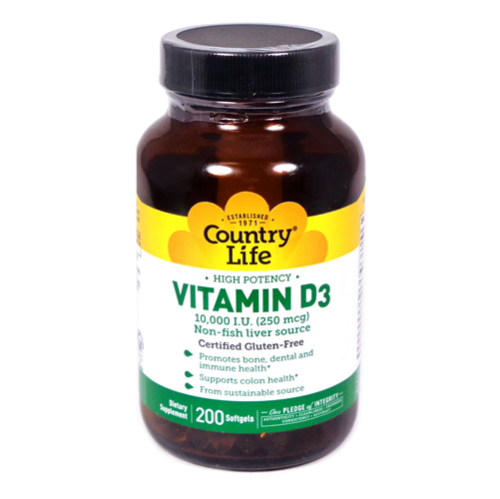 vitamin d3 10,000 i.u. 200sg Image 1