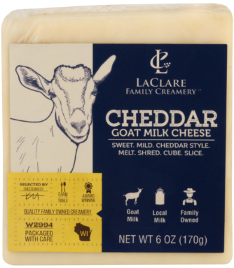 cheddar goat milk cheese laclare Image 1