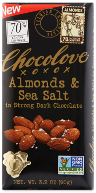 dark chocolate almonds 3.2oz Image 1