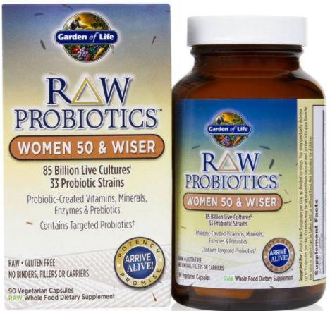 raw probiotics women 50 wiser Image 1