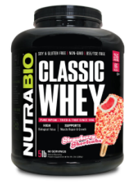 classic whey protein 5lb strawb Image 1