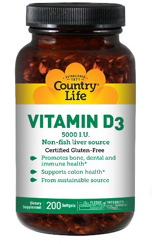 vitamin d3 5000 iu 200 sgel Image 1