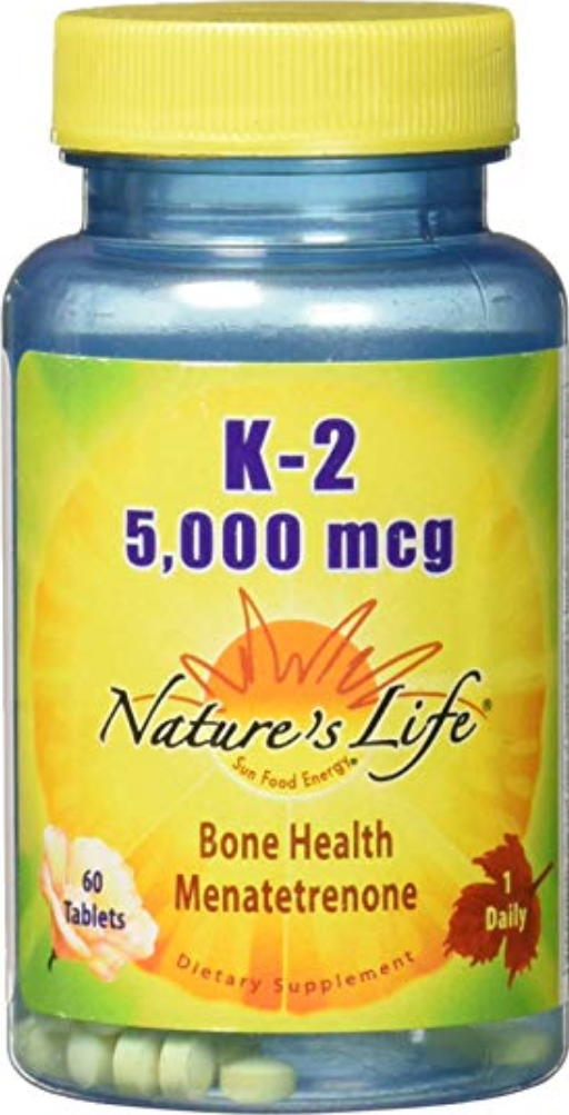 k2 menatetrenone 60ct 5000mcg Image 1