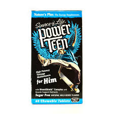 sol power teen (his) chew 60ct Image 1