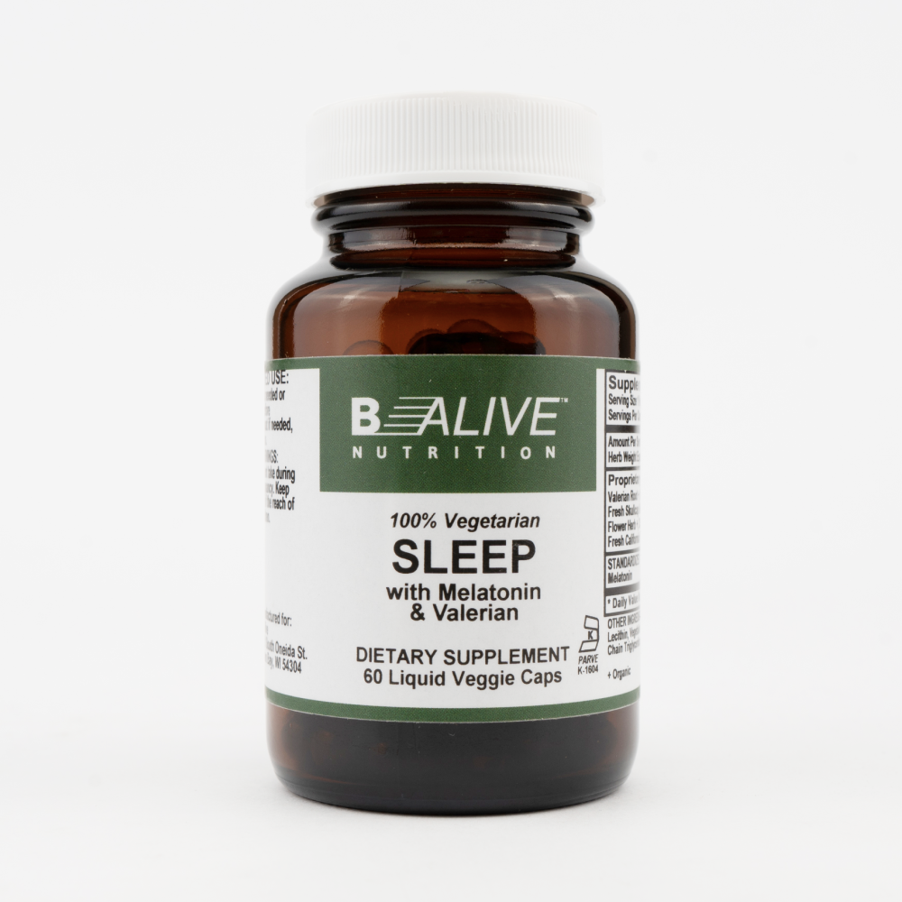 sleep w valerian melatonin 60vc Image 1