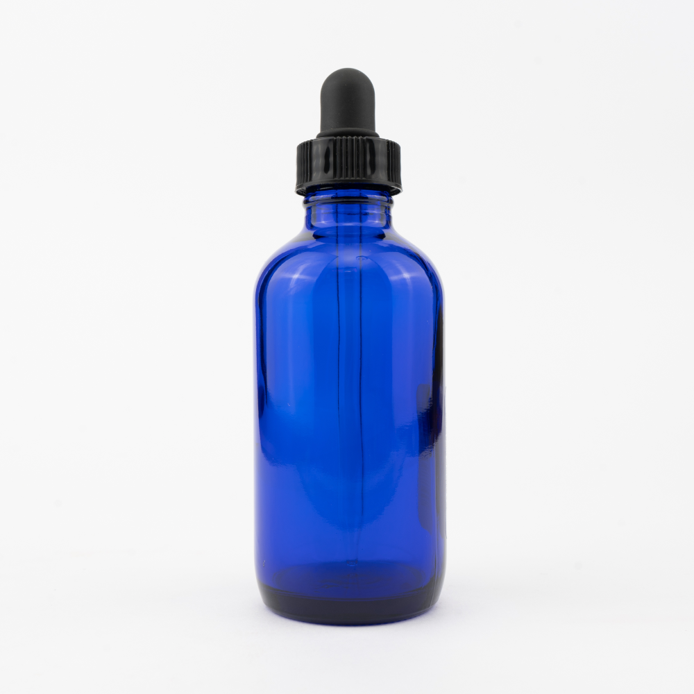 Cobalt Bottle w/ Dropper Image 1