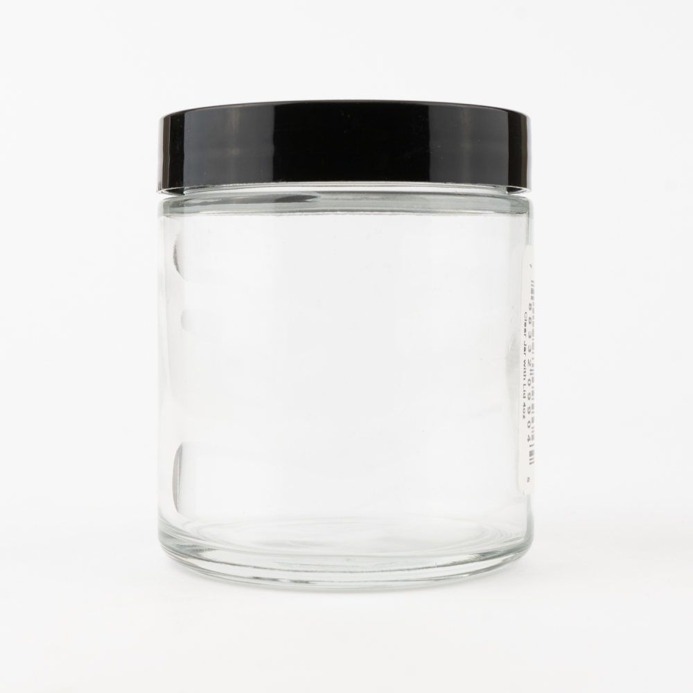 Clear Jar with Lid Image 1