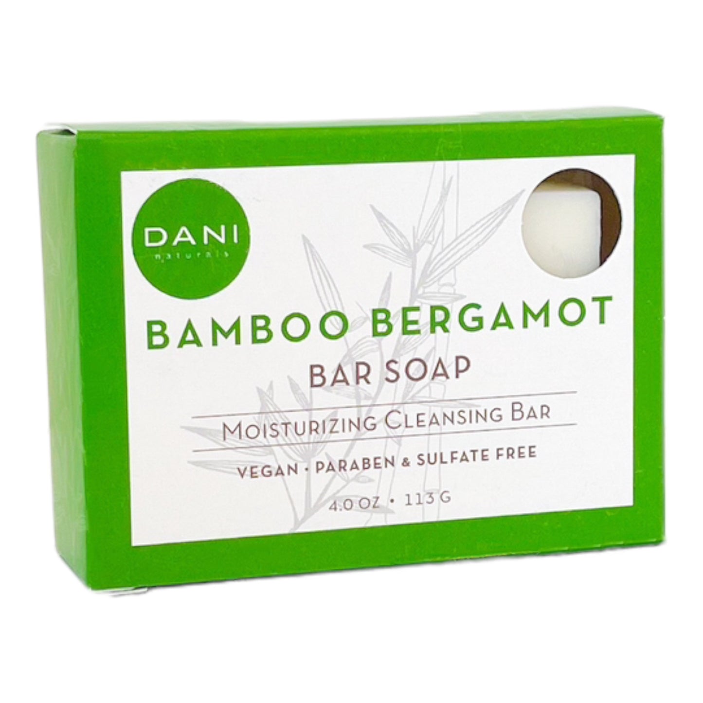 bar soap bamboo bergamot 4oz Image 1