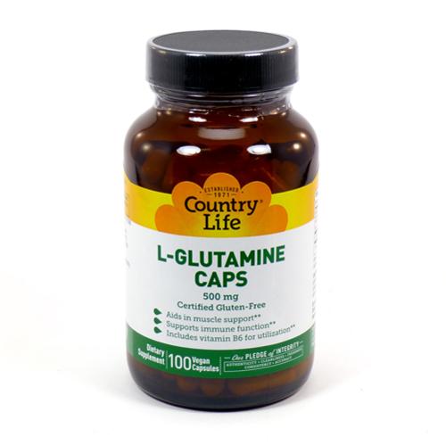 l-glutamine 500mg 100 vcaps Image 1