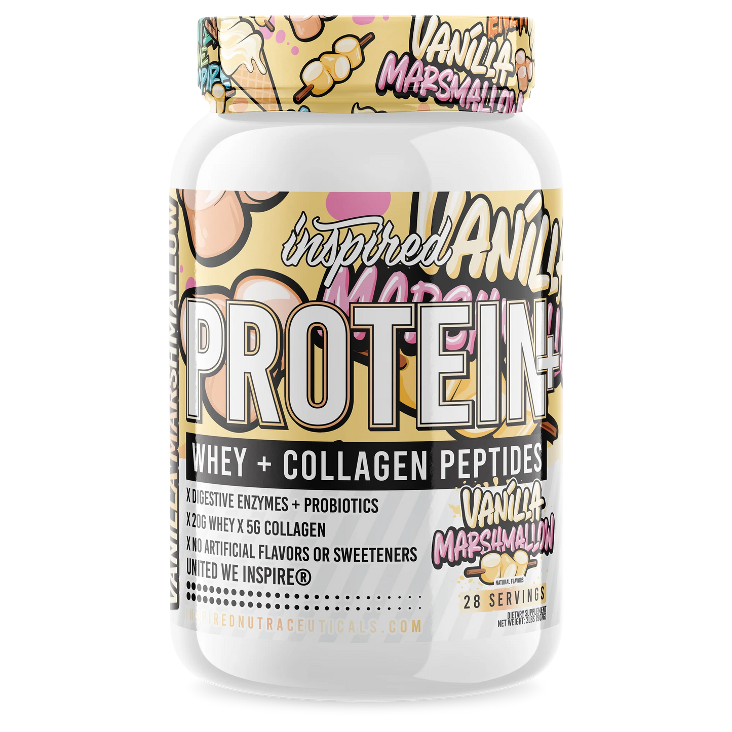 Protein Vanilla Marshmallow Image 1