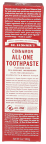 dr bronner toothpaste cinmon 5oz Image 1