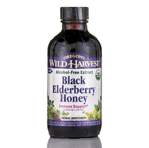 af blck eldrbrry hny org 4oz Image 1