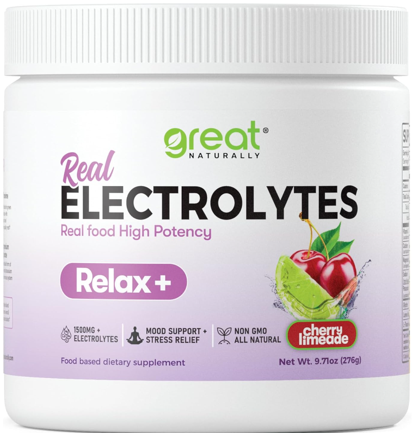 Real Electrolytes Relax+ | Cherry Limeade Image 1