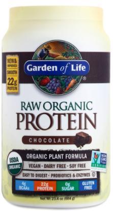 raw organic protein choc 23oz Image 1