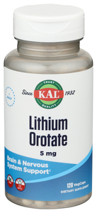 lithium orotate 5mg 120 ct Image 1