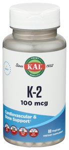 vitamin k-2 100 mcg 60 tb Image 1