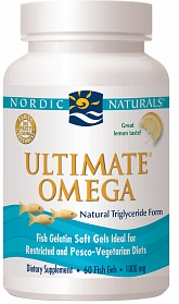 ultimate omega fish gelatin 60 Image 1