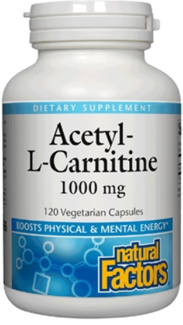 acetyl-l-carnitine 500mg 120vc Image 1