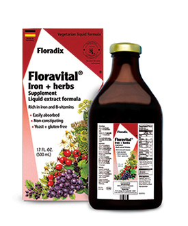 Floradix | Floravital Iron + Herbs | Gluten-Free Yeast-Free Image 1