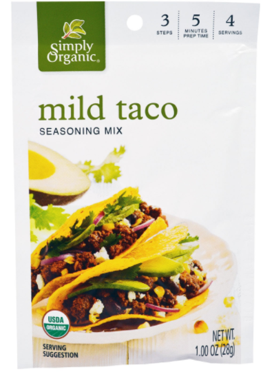 Mild Taco Seasoning Mix Image 1