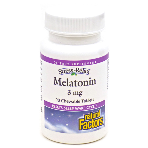 STRESS RELAX MELATONIN 3 MG CH Image 1
