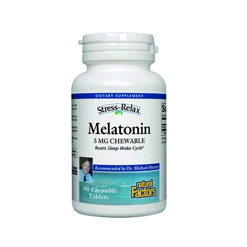 STRESS-RELAX MELATONIN 5 MG CH Image 1