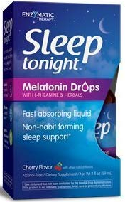 Sleep tonight  Melatonin Drops, Cherry Flavor Image 1