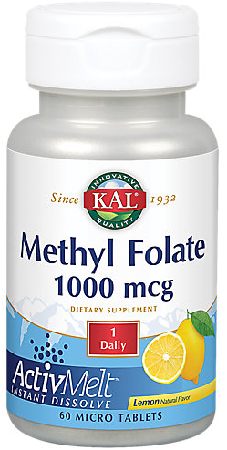 METHYL FOLATE 1000 MCG LEMON Image 1