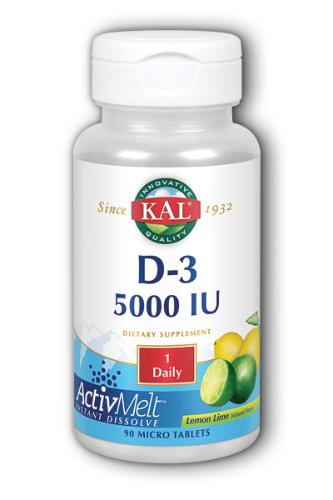 D3 5000 IU LEMON LIME Image 1