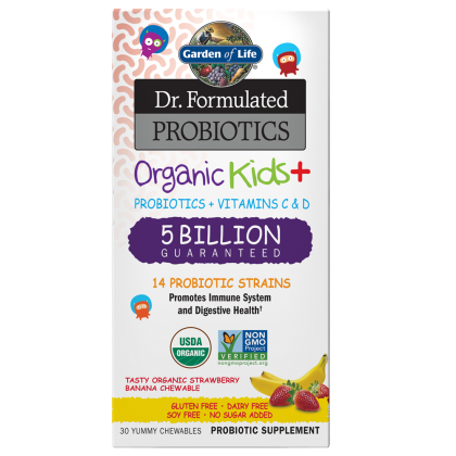 Probiotics Kids Straw Banana Image 1