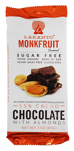monk fruit choc w/ almonds Image 1