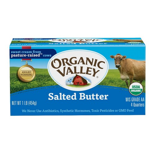 Organic Valley Butter Light Salt Image 1