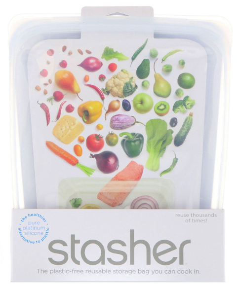 Reusable Half Gallon Bag | Clear Image 1