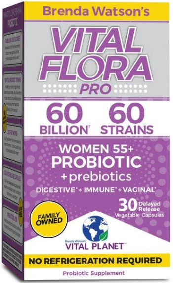 Vital Flora 60B| 60 Strain| Women 55+| Human- shelf Image 1