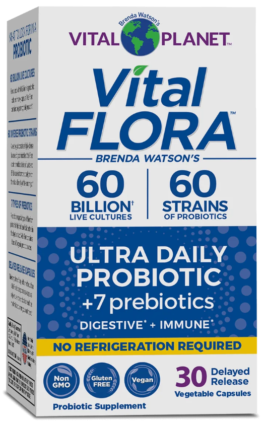 Vital Flora 60B| 60 Strain| Ultra Daily| Human- shelf Image 1
