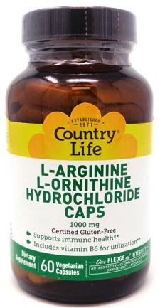 ARGININE/ORN 1000 MG 60 CAP Image 1