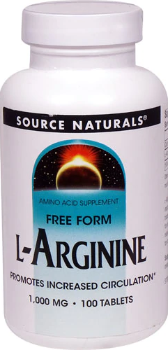 L-ARGININE 1000MG 100 TAB Image 1