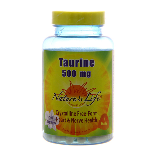 taurine 100ct 500mg Image 1