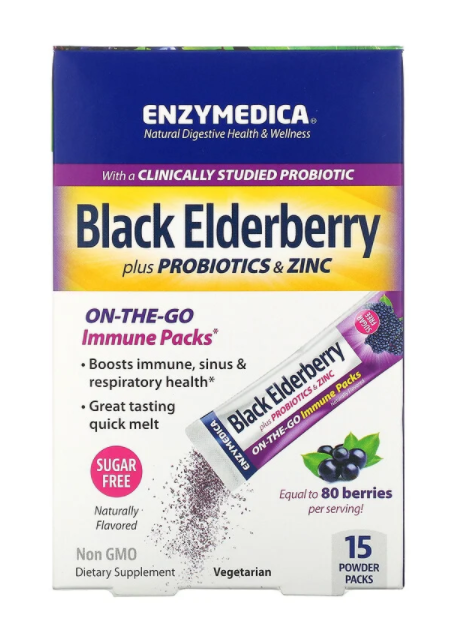 Eldrbrry Zinc Probiotics 15Pks Image 1