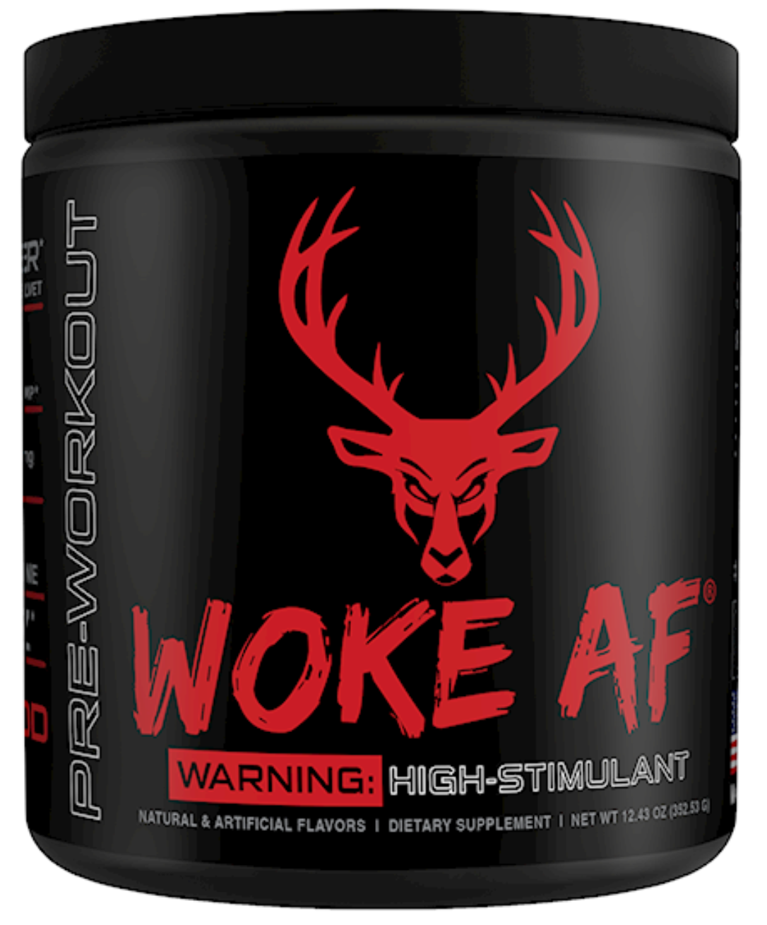 Woke AF Preworkout Blood Raz Image 1