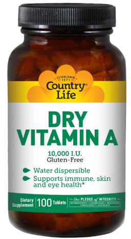 VITAMIN A 10 000 IU 100 TAB Image 1