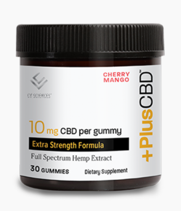 +Cbd Extra Stength Gummies 10mg Cherry Mango Image 1