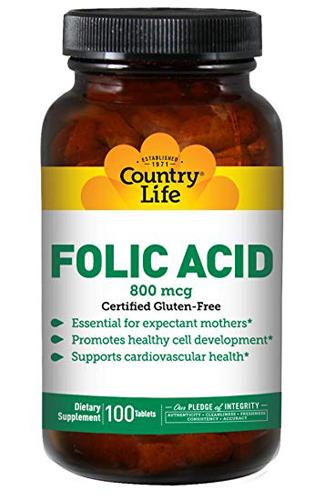 Folate 800 Mcg Image 1