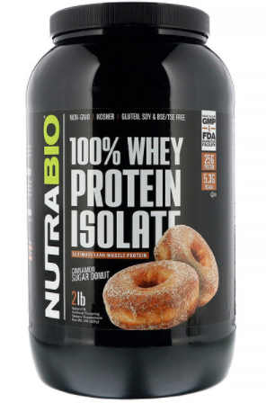 Whey Protein Isolate Cinnamon Sugar Donut Image 1