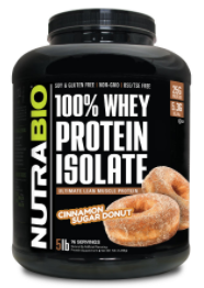 Whey Protein Isolate Cinnamon Sugar Donut Image 1