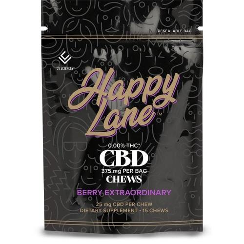 +Cbd Happy Lane THC Free Berry Extraordinary 25mg Berry Flavor Image 1