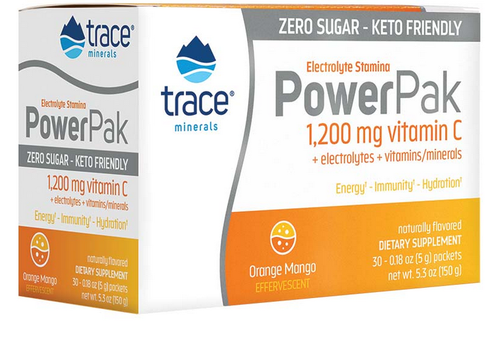 Electrolyte Stamina Power Pak Sugar Free Non-GMO Orange Mango Image 1
