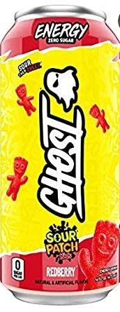 Ghost Energy Drink Sour Patch Kids Redberry Image 1